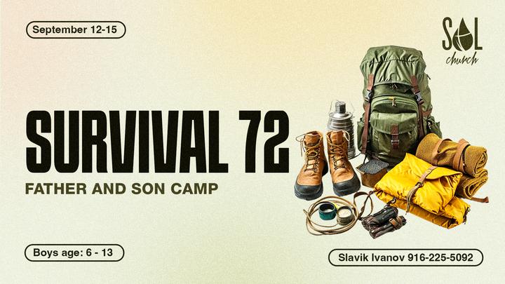 Survival 72 | Father & Son Camp banner