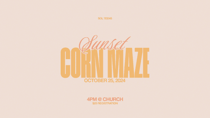 SUNSET CORN MAZE TRIP | SOL Teens Image