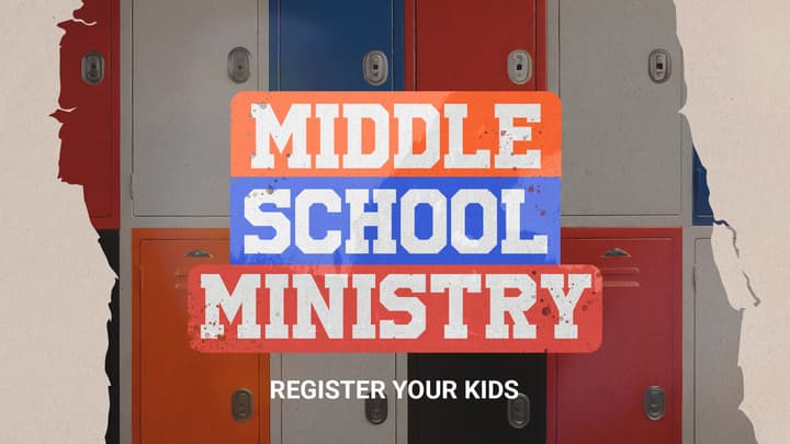 Middle School Ministry banner